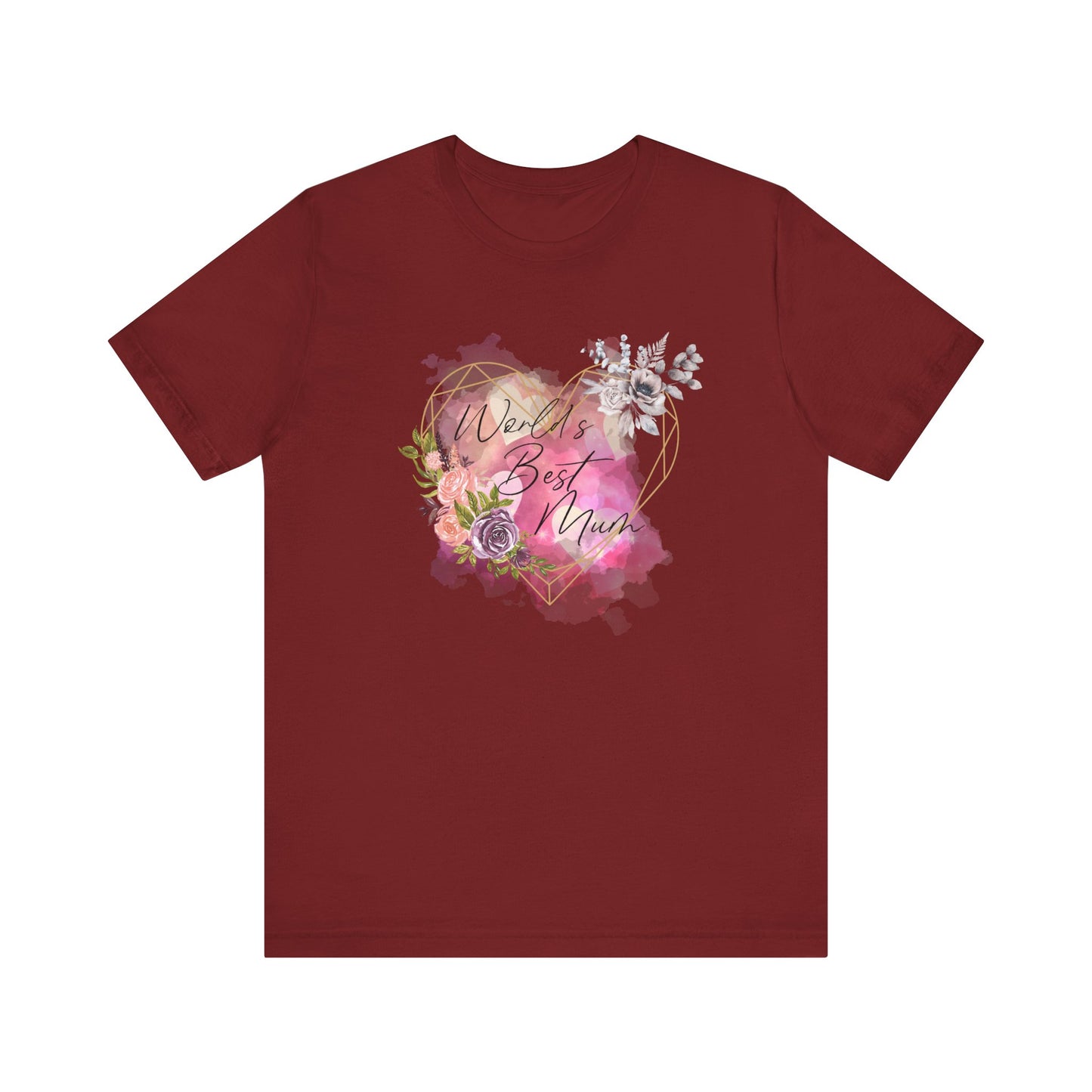 World's Best Mom Floral Tee