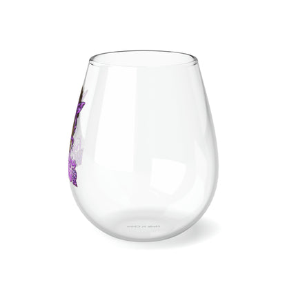 Fibromyalgia Warrior Stemless Wine Glass